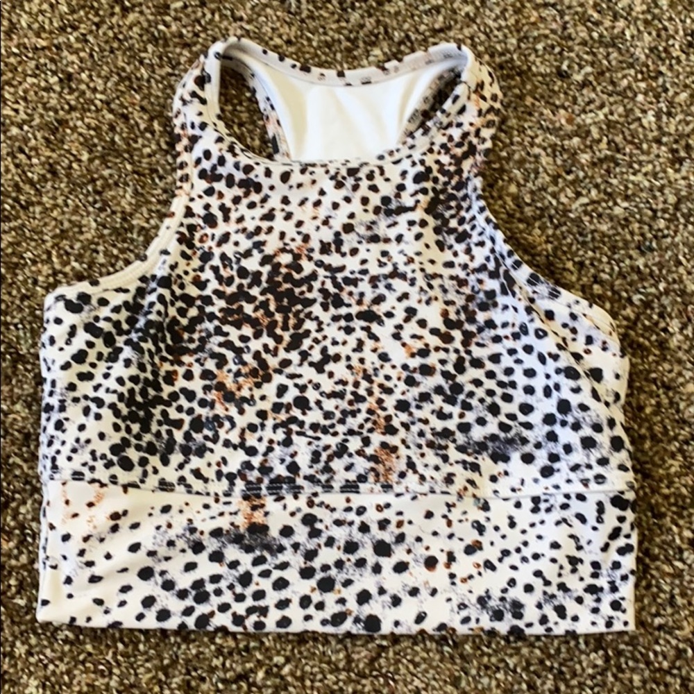 Printed Sport Bra Crop Yoga top